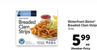 Safeway Waterfront bistro breaded clam strips offer