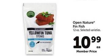 Safeway Open nature fin fish offer