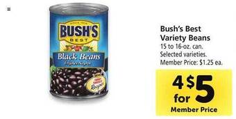 Safeway Bush's best variety beans offer