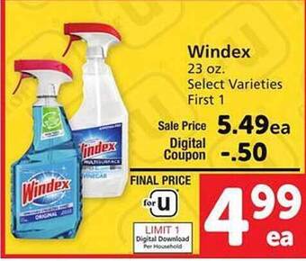 Safeway Windex selected varieties offer