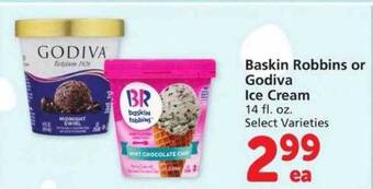 Safeway Baskin robbins or godiva ice cream offer