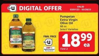Safeway Pompeian extra virgin olive oil offer