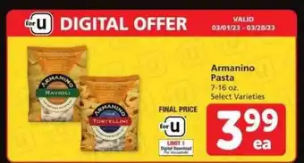 Safeway Armanino pasta offer