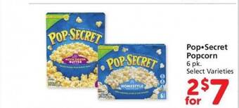 Safeway Pop-secret popcorn offer