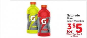 Safeway Gatorade offer