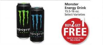 Safeway Monster energy drink offer