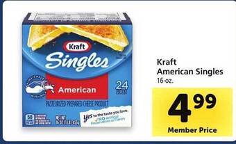 Safeway Kraft american singles offer