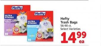 Safeway Hefty trash bags offer