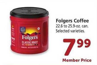Safeway Folgers coffee offer