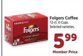 Safeway Folgers coffee offer