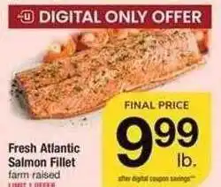 Safeway Fresh atlantic salmon fillet offer