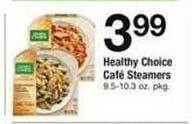 Safeway Healthy choice café steamers offer