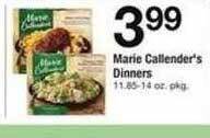 Safeway Marie callender's dinners offer