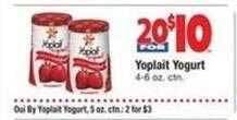 Safeway Yoplait yogurt offer
