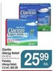 Safeway Claritin allergy relief offer