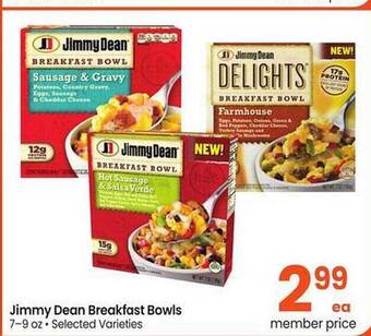 Safeway Jimmy dean breakfast bowls offer