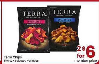 Safeway Terra chips offer