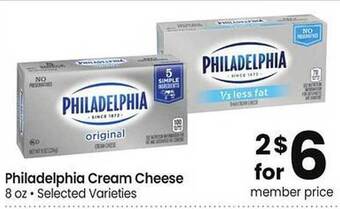 Safeway Philadelphia cream cheese offer