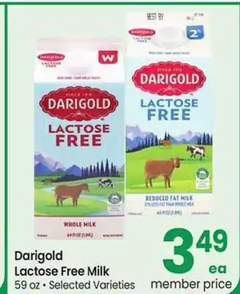 Safeway Darigold lactose free milk offer
