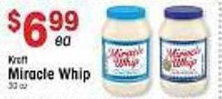 IGA Kraft miracle whip offer