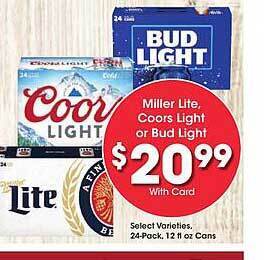 Metro Market Miller lite coors light or bud light offer
