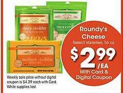 Metro Market Roundy's cheese offer