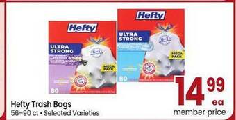Safeway Hefty trash bags offer