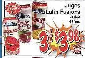 Mi Pueblo Jugos latin fusions juice offer