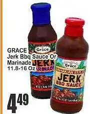 Key Food Grace jerk bbq sauce or marinade offer