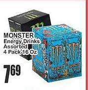 Key Food Monster energy drinks offer