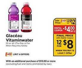 ShopRite Glacéau vitaminwater offer