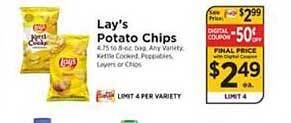 ShopRite Lay's potato chips offer