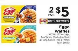 ShopRite Eggo waffles offer