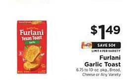 ShopRite Furlani garlic toast offer
