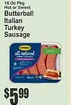 Butterball italian turkey sausage