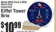 Super Fresh Eiffel tower brie offer