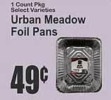Super Fresh Urban meadow foil pans offer