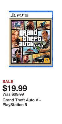 Game Stop Grand theft auto v - playstation 5 offer