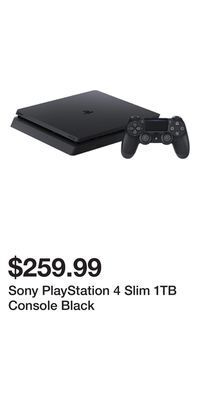 Game Stop Sony playstation 4 slim 1tb console black offer