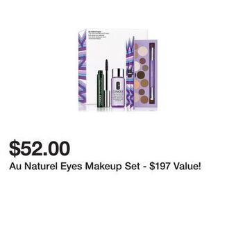 Belk Au naturel eyes makeup set - $197 value! offer