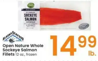 Albertsons Open Nature Whole Sockeye Salmon Fillets offer