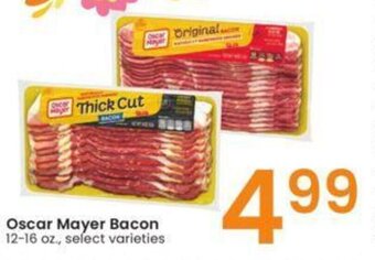 Albertsons Oscar Mayer Bacon 12-16 oz. offer