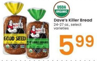 Albertsons Dave's Killer Bread 24-27 oz offer
