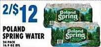 Associated Poland spring water offer