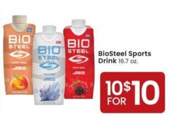 Albertsons BioSteel Sports Drink 16.7 oz. offer