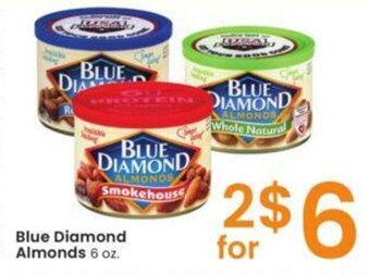 Albertsons Blue Diamond Almonds 6 oz. offer