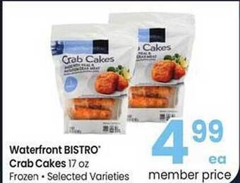 Safeway Waterfront bistro crab cakes offer
