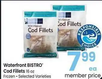 Safeway Waterfront bistro cod fillets offer