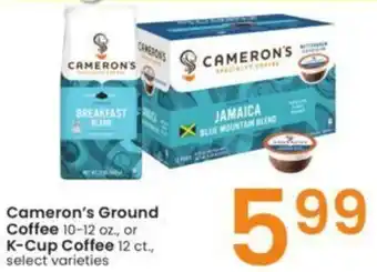 Albertsons Cameron's Ground Coffee 10-12 oz. or K-Cup Coffee 12 ct. offer