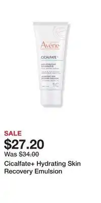 Ulta Beauty Cicalfate+ hydrating skin recovery emulsion offer